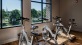 Exercise bikes with window views of the Tapestry at Brentwood